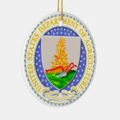 US Dept of Agriculture Seal Keramisch Ornament (Rechts)