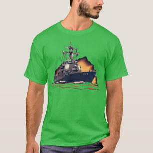 US destroyer schip T-shirt