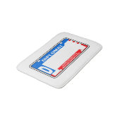 US Diplomatic Licence Bord Blank Badmat (Gekanteld)