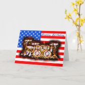 US Drum kit Kaart (Gele Bloem)