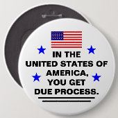 US Due Process Button (Voorkant /achterkant)
