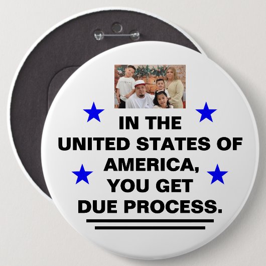 US Due Process Button (Voorkant /achterkant)