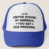 US Due Process Trucker Hat Pet (Voorkant)