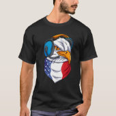 US Eagle Head, Amerikaans T-shirt (Voorkant)