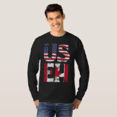 US EH American Canadian Funny Meme Quote T-shirt (Voorkant volledig)