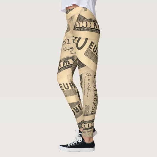 US- en Euro Dollars-Leggings Leggings (Links)