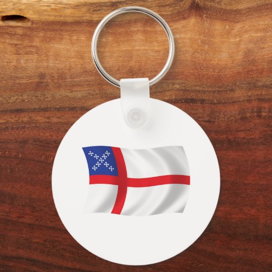 US Episcopal Church Flag Sleutelhanger (Voorkant)