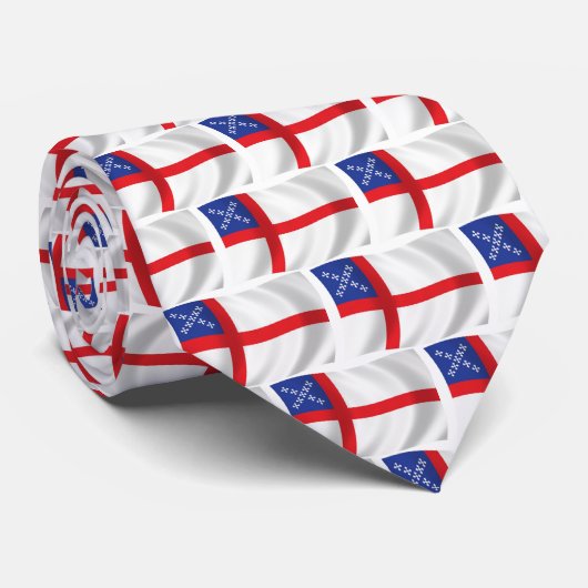 US Episcopal Church Flag Stropdas (Opgerold)