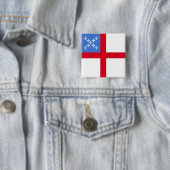 Us Episcopale Kerk, religieus Vierkante Button 5,1 Cm (In situ)