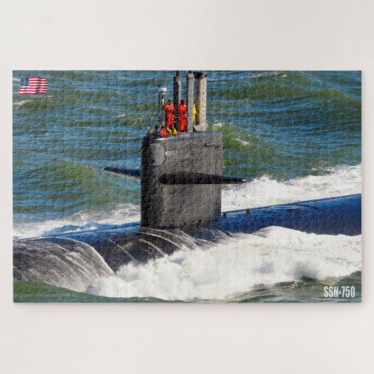 US FAST ATTACK SUBMARINE - SSN-750 (20x30 INCH) Legpuzzel (Horizontaal)