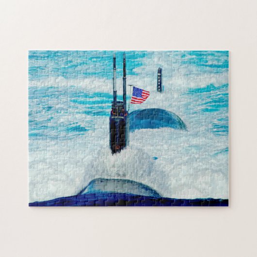 US FAST ATTACK SUBMARINE - SSN-770 (11x14 INCH) Legpuzzel (Horizontaal)
