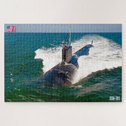 US FAST ATTACK SUBMARINE - SSN-781 (20x30 INCH) Legpuzzel (Horizontaal)