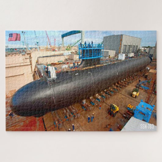 US FAST ATTACK SUBMARINE - SSN-783 (20x30 INCH) Legpuzzel (Horizontaal)
