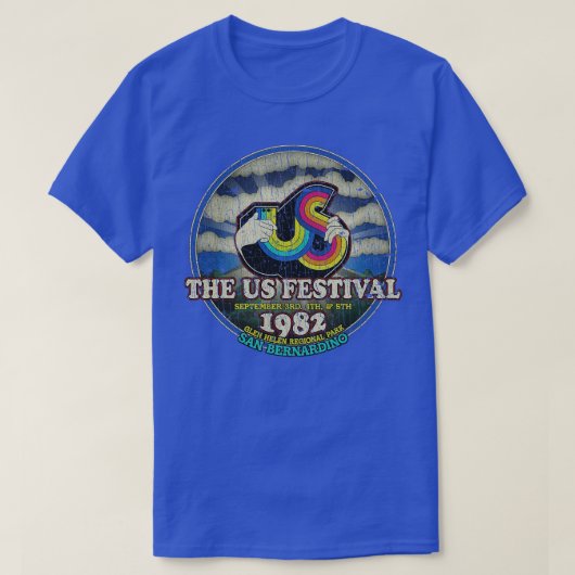 US Festival 1982 T-shirt (Design voorkant)