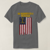 US FFG-9 Frigate Veterans Day Vaderdag Premiu T-shirt (Design voorkant)