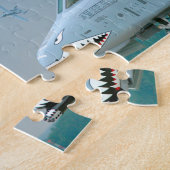 US FIGHTER VLIEGTUIG "MONTAGE" LEGPUZZEL (Zijkant)