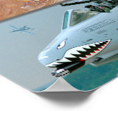 US FIGHTER VLIEGTUIG "MONTAGE" POSTER (Hoek)