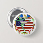 US Figuur Skating BUTTON (Voorkant /achterkant)