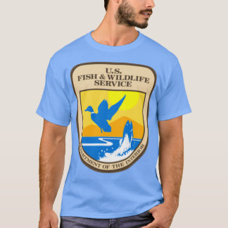 US Fish amp Wildlife Service Wild Game Vist Hun T-shirt