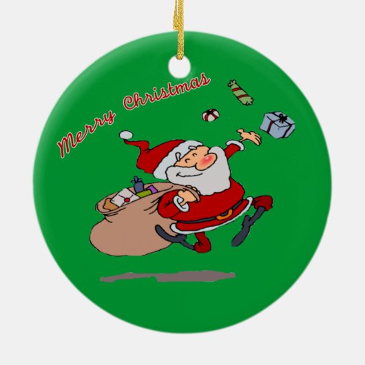 US Fish and Wildlife Service kerstversiering Keramisch Ornament (Achterkant)