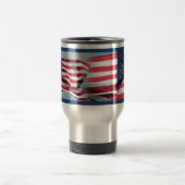 US Flag Art 1 Travel Mug Reisbeker (Center)