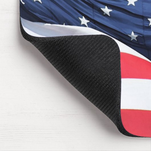 US Flag Art Mousepad Muismat (Hoek)