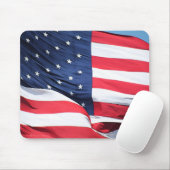 US Flag Art Mousepad Muismat (Met muis)