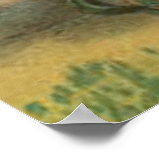 US Flag Bald Eagle begraafplaats Tombstone Wreate Poster (Hoek)