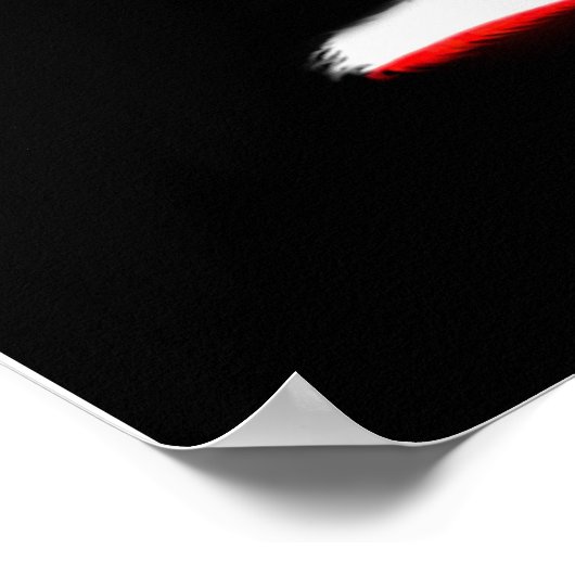 US FLAG & BEER Funny Anti-Hunting Patriottic Poste Poster (Hoek)