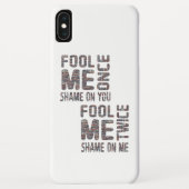 US Flag Black en White Retro Case-Mate iPhone Case (Achterkant)