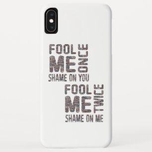 US Flag Black en White  Retro Case-Mate iPhone Case