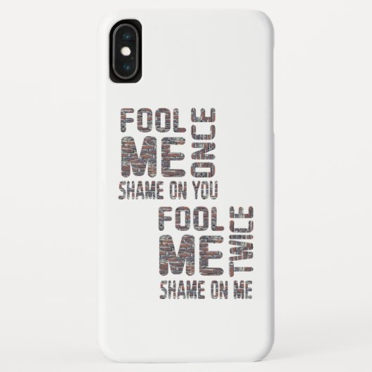 US Flag Black en White  Retro Case-Mate iPhone Case (Achterkant)