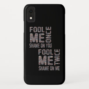 US Flag Black en White  Retro Case-Mate iPhone Case