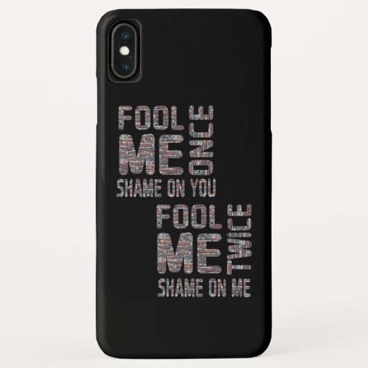 US Flag Black en White  Retro Case-Mate iPhone Case (Achterkant)