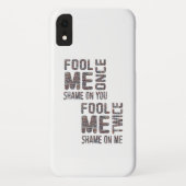 US Flag Black en White  Retro Case-Mate iPhone Case (Achterkant)