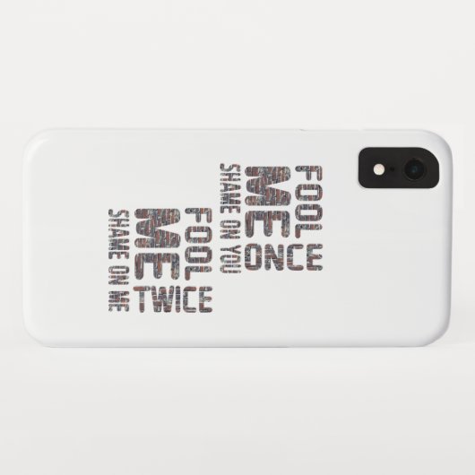 US Flag Black en White  Retro Case-Mate iPhone Case (Achterkant (horizontaal))