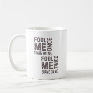 US Flag Black en White  Retro Koffiemok