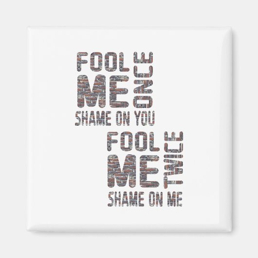 US Flag Black en White  Retro Magneet (Voorkant)