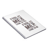 US Flag Black en White Retro Notitieboek (Rechterzijde)