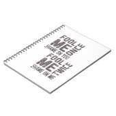 US Flag Black en White Retro Notitieboek (Linkerzijde)