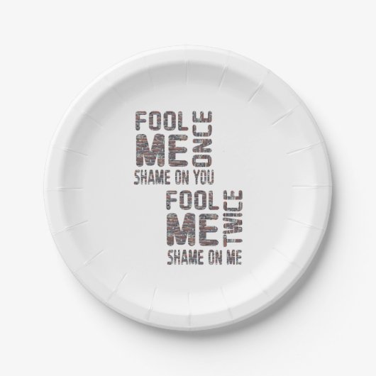 US Flag Black en White  Retro Papieren Bordje (Voorkant)