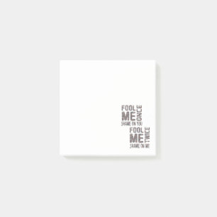 US Flag Black en White  Retro Post-it® Notes