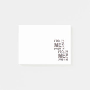 US Flag Black en White  Retro Post-it® Notes