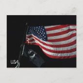 US Flag Briefkaart (met schrijven) (Voorkant)