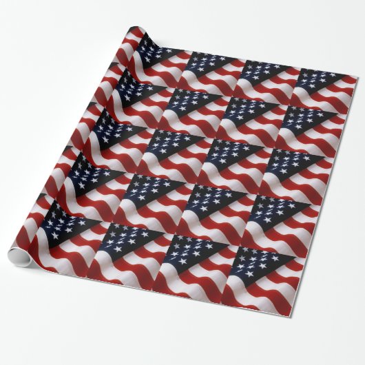 US FLAG CADEAUPAPIER (Uitgerold)