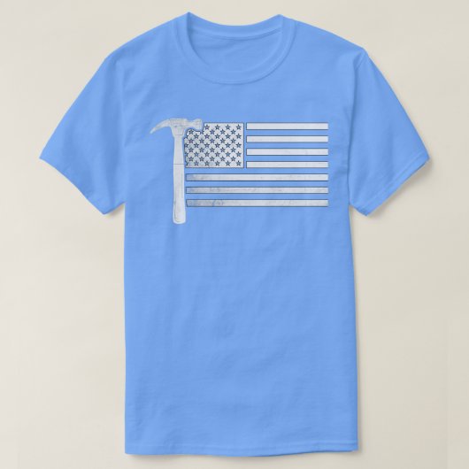 US Flag Carpenter Cool Shirt Classic TShirt (Design voorkant)