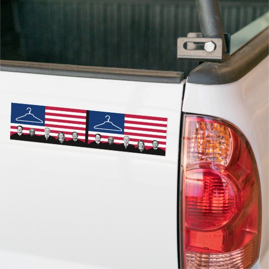US Flag Coat Hanger SCOTUS Bumpersticker (Op Truck)