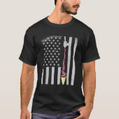 US Flag Cool Zomerreis Grappig Ik heb een ijsje no T-shirt (Voorkant)