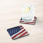 US Flag Cork Onderzetter Set (Rechterzijde)