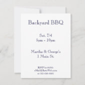 US Flag Custom Party Uitnodigingen (Achterkant)